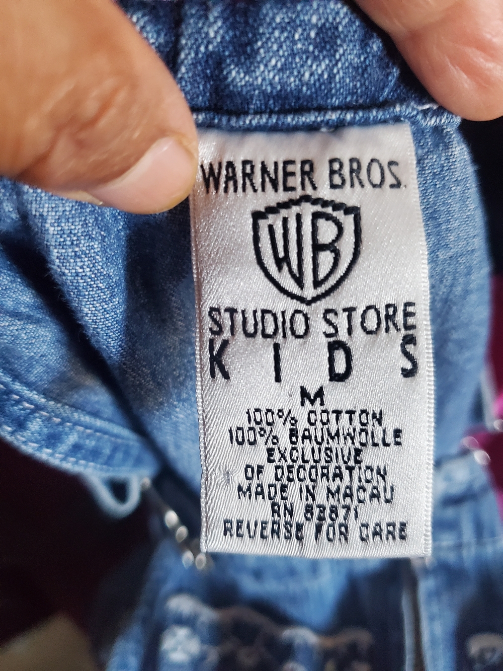 Warner Bros Tweety Short Overalls with Embroidered Accents - Picture 8 of 10